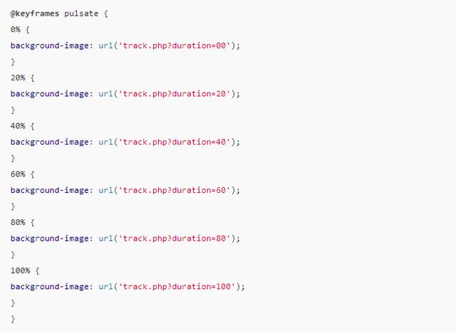 使用 CSS 追踪用户