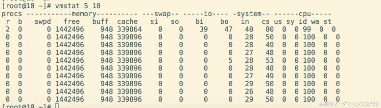 Linux学习笔记-常用系统监控命令