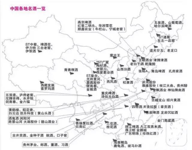 老酒只知道茅台五粮液？这张中国老酒地图，让你掌握最全中国名酒